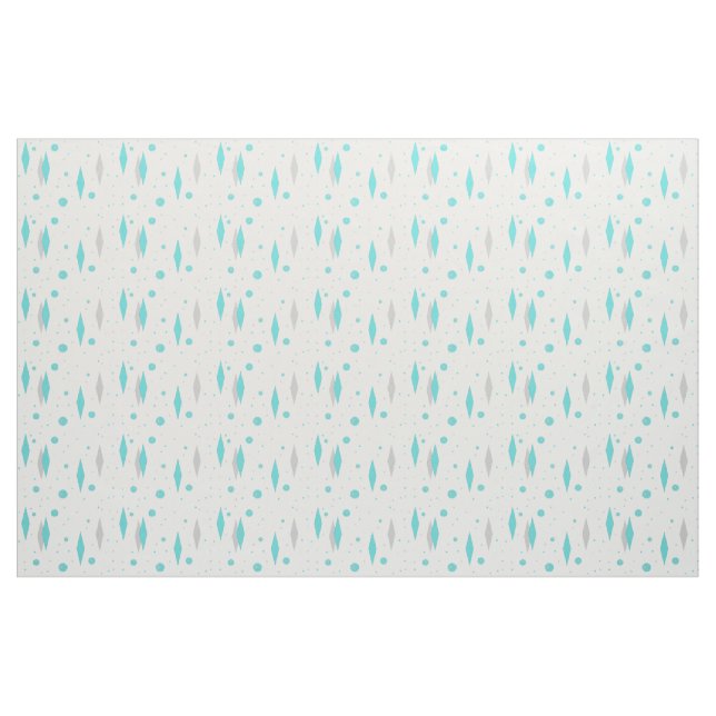 Retro Türkis-Diamant u. Stoff (Yard (91,4 cm))