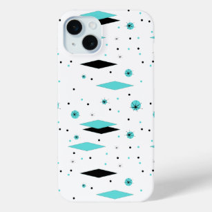 Retro Turquoise Diamond & Sternexplosion iPhone 7  Case-Mate iPhone Hülle
