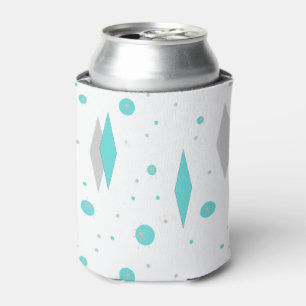 Retro Turquoise Diamond & Sternexplosion kann küh Dosenkühler