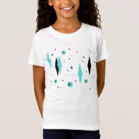 Retro Turquoise Diamonds & Sternexplosionen T - Sh