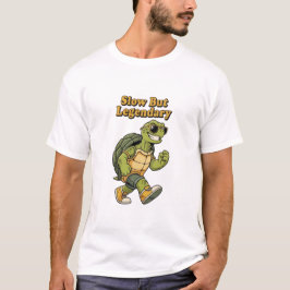 Retro Turtle Slow Legend Men’s Graphic T-Shirt