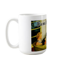 Retro-TV-Familientasse (Familienbindung)
