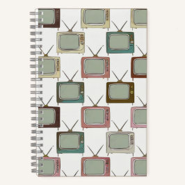Retro-TV-Journal Notizbuch