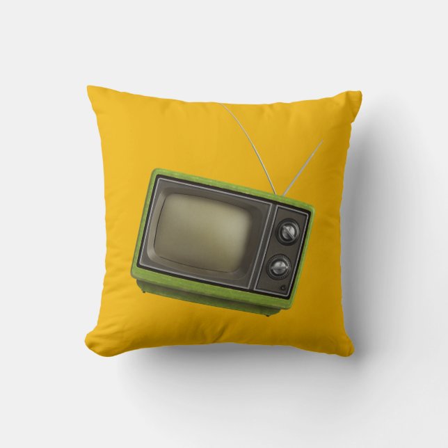 Retro-TV Kissen (Vorderseite)