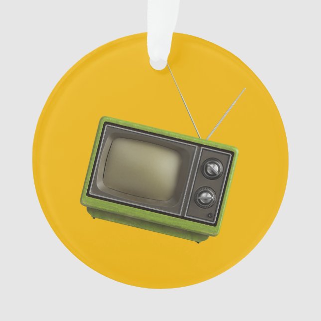 Retro-TV Ornament (Vorderseite)