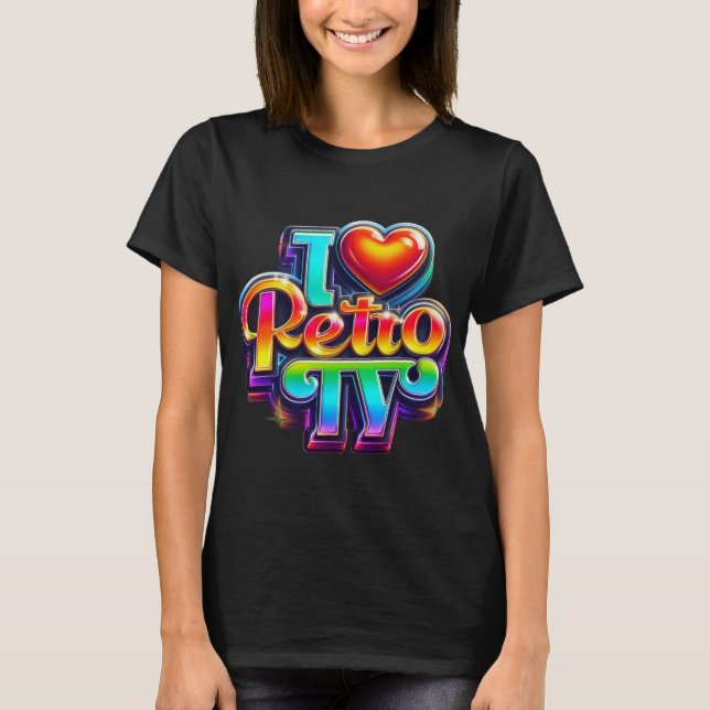 Retro TV T-Shirt (Vorderseite)