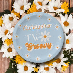 Retro Two Groovy Boys 2. Pappteller<br><div class="desc">Feiern Sie stilvoll mit diesen trendigen Tellern aus dem 2. Das Design ist leicht mit Ihrer eigenen Formulierung zu personalisieren und Ihre Familie und Freunde werden begeistert sein, wenn sie diese fabelhaften Party-Teller sehen. Matching-Elemente finden Sie in der Auflistung.</div>