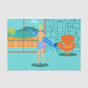 Retro-Typ-Testpapier Seidenpapier