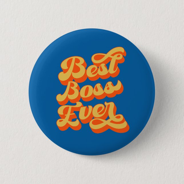 Retro Type Best Boss je Button (Vorderseite)