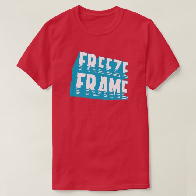 Retro Typografie 80er Pop Culture T-Shirt (Design vorne)