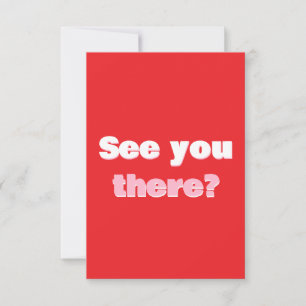 Retro-Typografie-Antwortkarte RSVP Karte