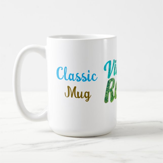 Retro-Typografie-Design -  Kaffeetasse (Links)