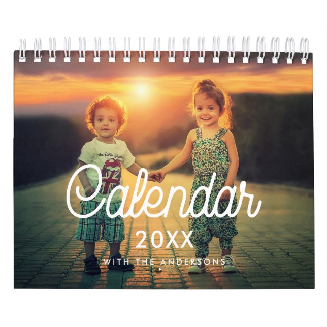 Retro Typografy family Foto 2023 Kalender (Titelbild)