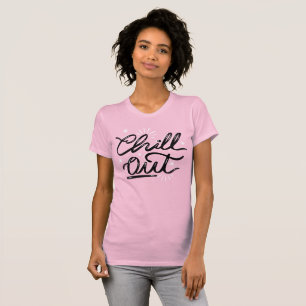 Retro Typografy T - Shirt abkühlen