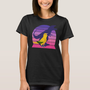 Retro Tyrannosaurus Rex I schreit Königin von Baye T-Shirt