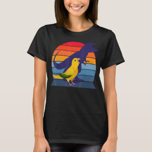Retro Tyrannosaurus Rex I schreit Königin von Baye T-Shirt