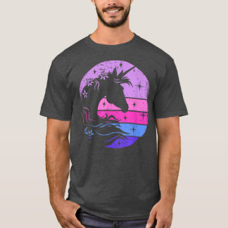 Retro Unicorn Bling Fairytale Lover Unicorn Fantas T-Shirt