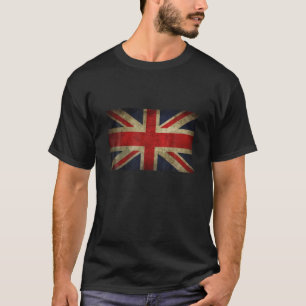 Retro Union Jack Vintag UK Flag Hoodie British T-Shirt