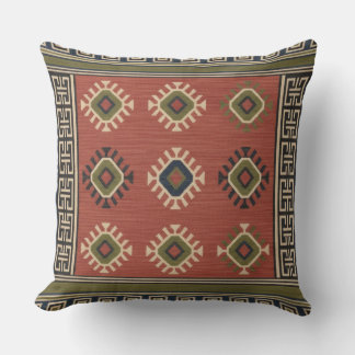  Retro unique oriental pattern geometric motifs Kissen