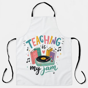 Retro-Unterricht Ist Mein Ding Vinyl-Schallplatte Schürze