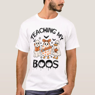 Retro unterrichtet meine Chefs Halloween T-Shirt