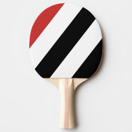 Retro Urban Zebra Bold Streifen Tischtennis Schläger