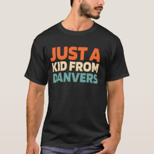 Retro US Stadt Vintage Nur Ein Kind Aus Massachuse T-Shirt