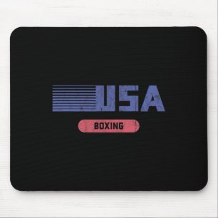 Retro USA 2020 Team Amerikanisches Boxen Vintage  Mousepad