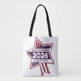 Retro USA Class 2026 Zurück in die Schule Tasche