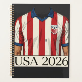 Retro-USA-Fußballtrikot im patriotischen Rot-Weiß- Planer