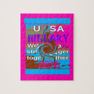 Retro USA Stärker Zusammen Abstraktes Kunstposter