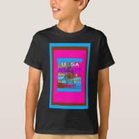 Retro USA Stronger Together Abstrakt Art Print