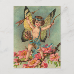 Retro Valentine Postkarte