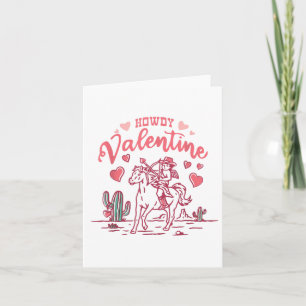 Retro Valentine Western Valentine Apparel Howdy Va Karte