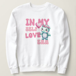 Retro Valentine's Day Self Liebe Turtle Sweatshirt