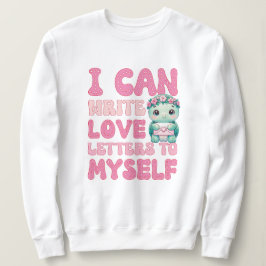 Retro Valentine's Day Self Liebe Turtle Sweatshirt