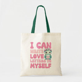 Retro Valentine's Day Self Liebe Turtle Tragetasche
