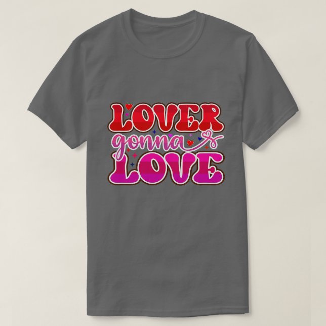 Retro Valentinstag 24 T-Shirt (Design vorne)