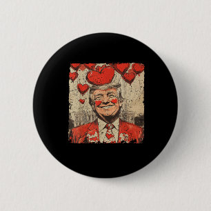 Retro Valentinstag Lustig Humorvoll Trump Ist Mein Button