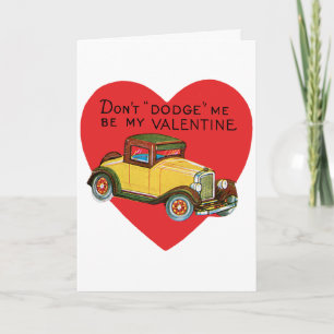 Retro Valentinstag, weiche mir nicht aus, sei mein Feiertagskarte
