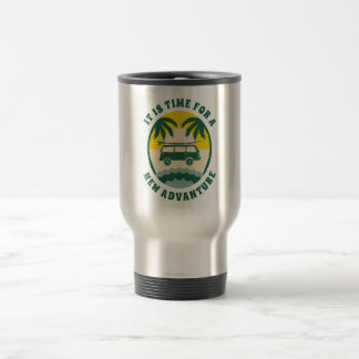 Retro Van Leben Reisebecher