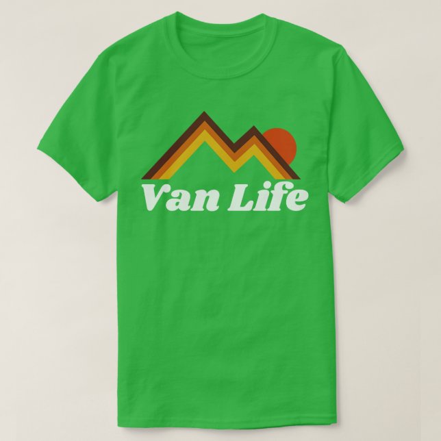 Retro Van Life T-Shirt (Design vorne)