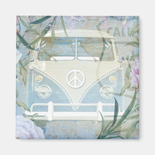 Retro Van Magnet (Vorne)