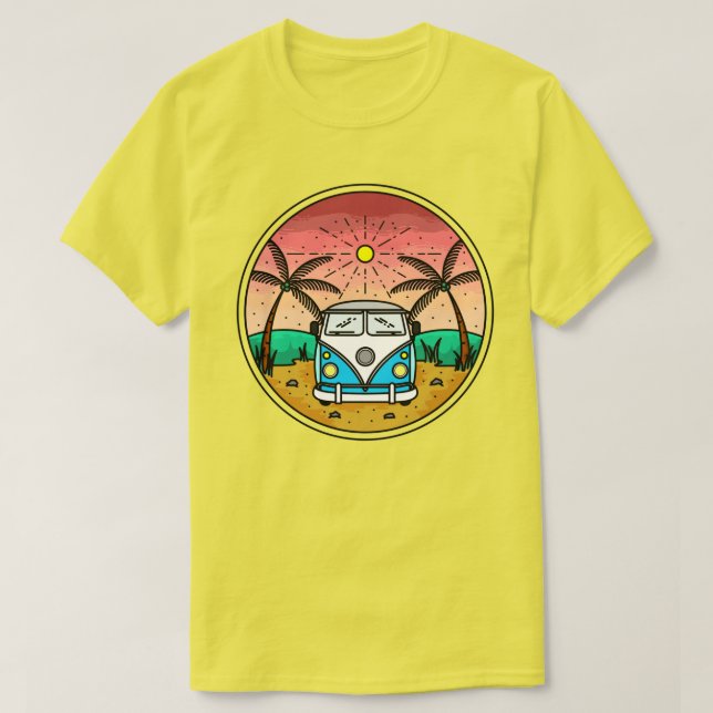 Retro Van T - Shirt (Design vorne)