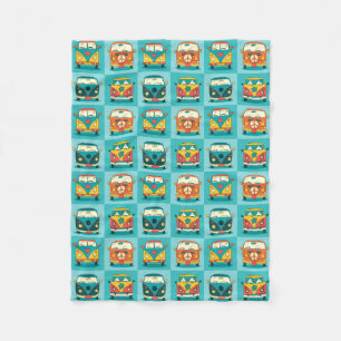 Retro Vans Fleecedecke