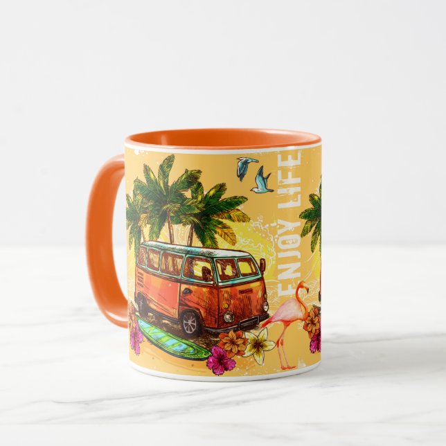 Retro Vans Tasse (Vorderseite Links)