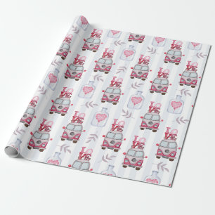 Retro Vans Wrapping Paper Geschenkpapier