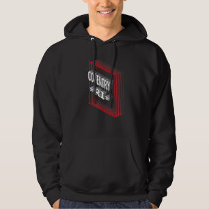 Retro Vaporwave Coventry Rhode Island RI Hoodie