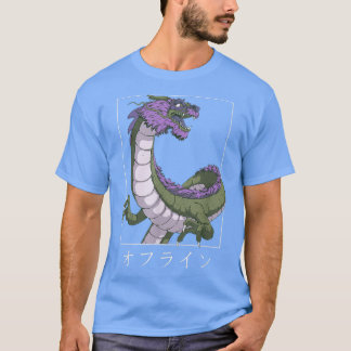 Retro Vaporwave Manga Otaku Japan Anime Dragon Dem T-Shirt