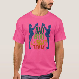Retro Vater Bod Drink Team, Funny Vater for Men, V T-Shirt